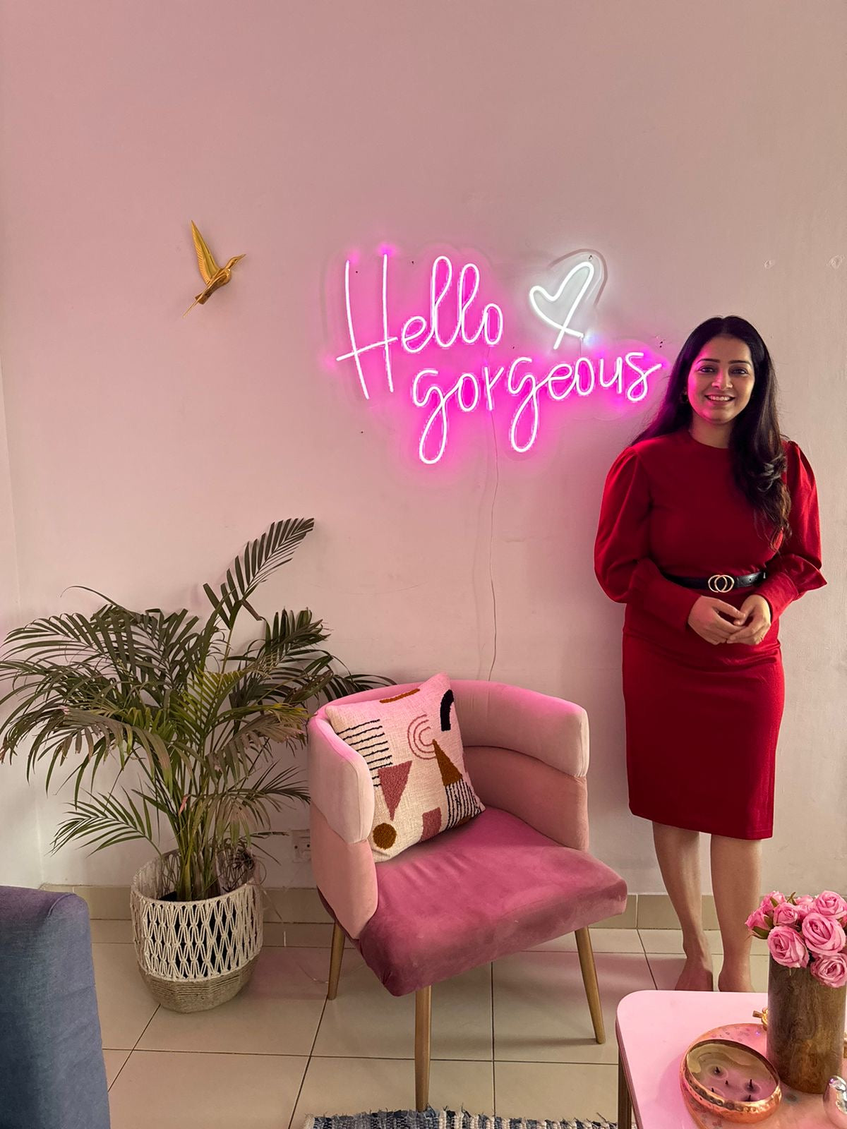 Hello Gorgeous Neon Sign