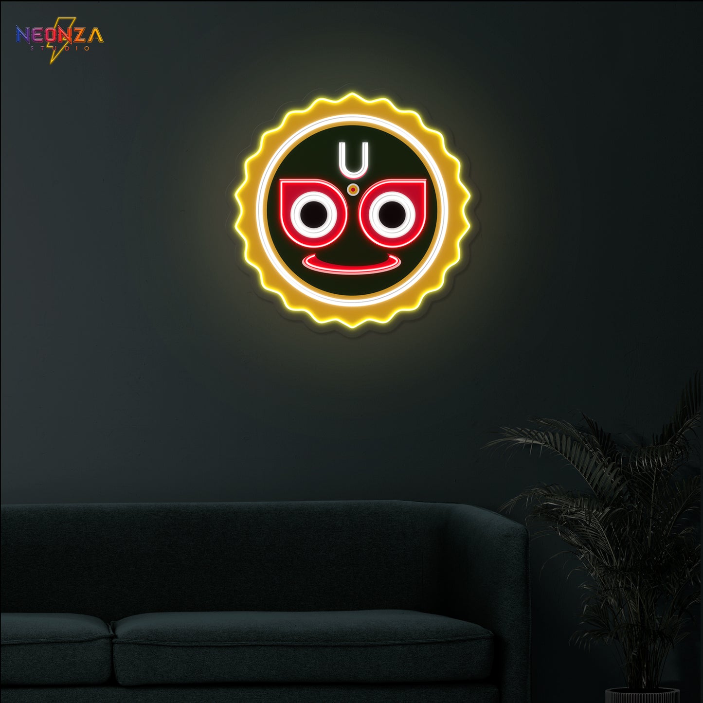 Lord Jaganath Neon Sign Artwork