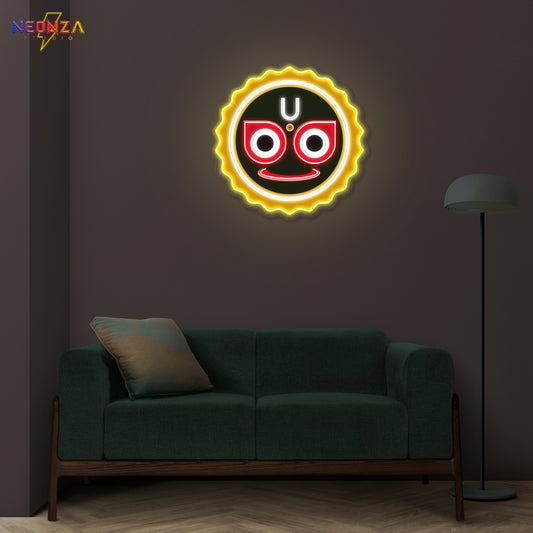 Lord Jaganath Neon Sign Artwork