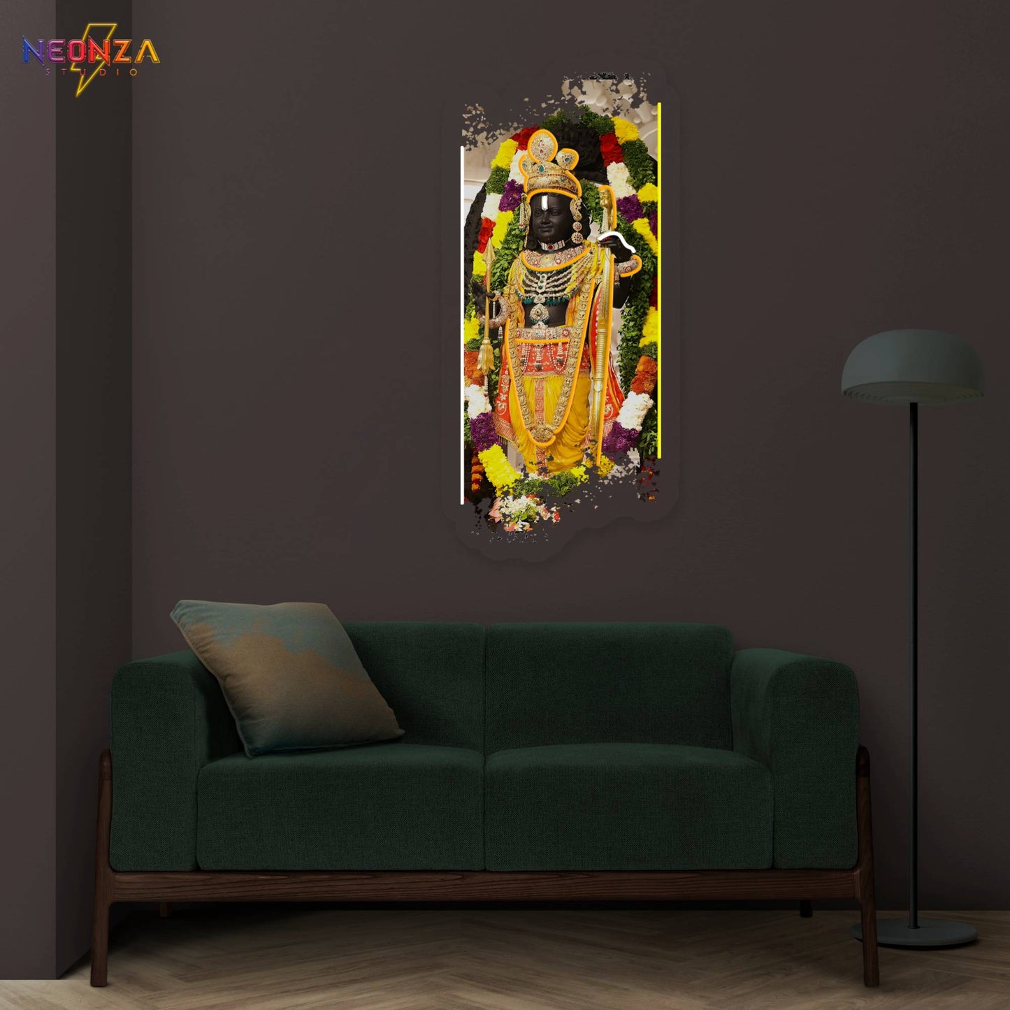 Ram Lalla Neon Sign Artwork
