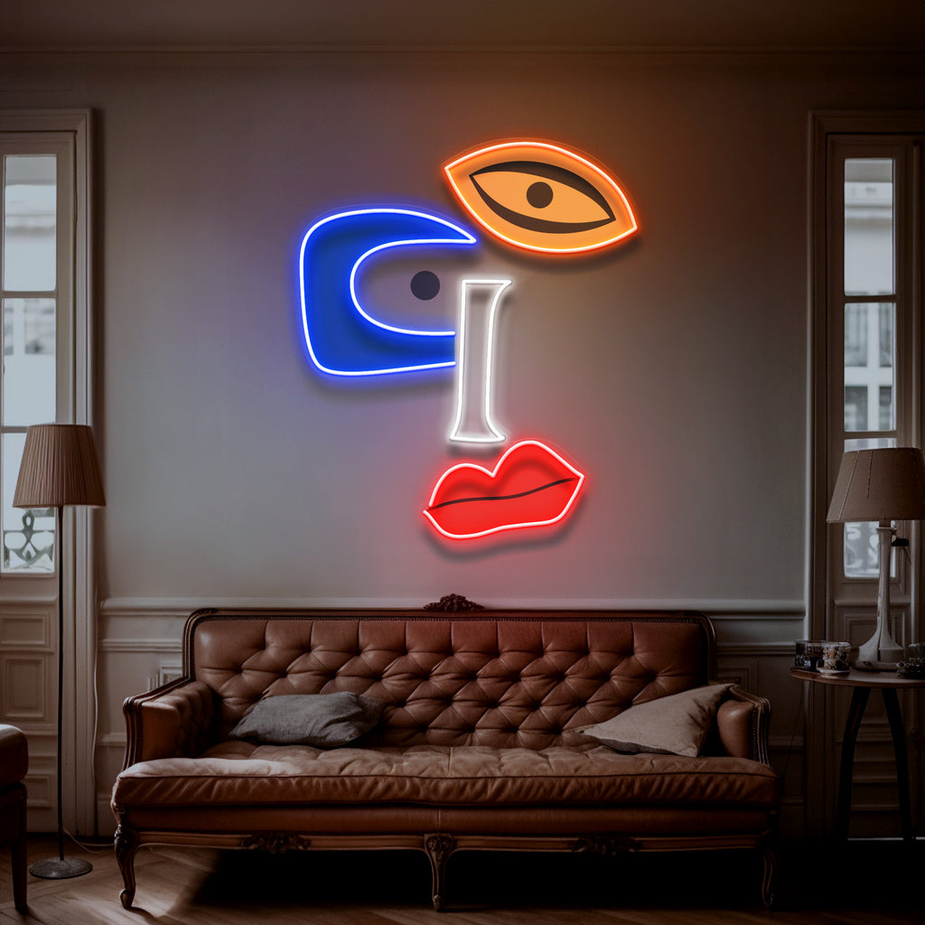Single Face Element LED Neon Sign