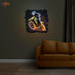 Motorcycle Racing NeonSign Artwork