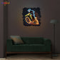 Motorcycle Racing NeonSign Artwork