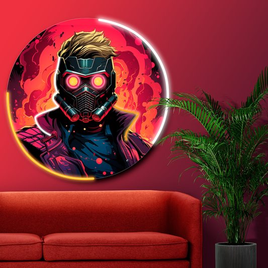 Star Lord Led Neon Acrylic Artwork