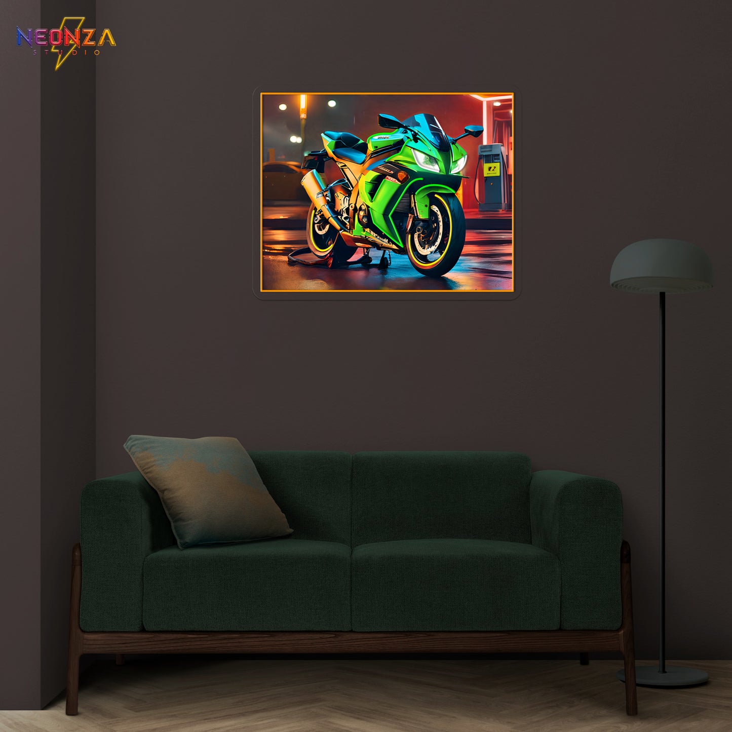 Kawasaki Ninja Bike Neon Sign