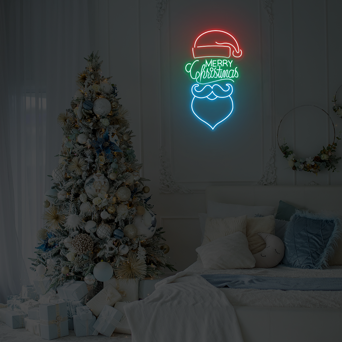 Merry Christmas Santa Neon Sign online - Neonzastudio