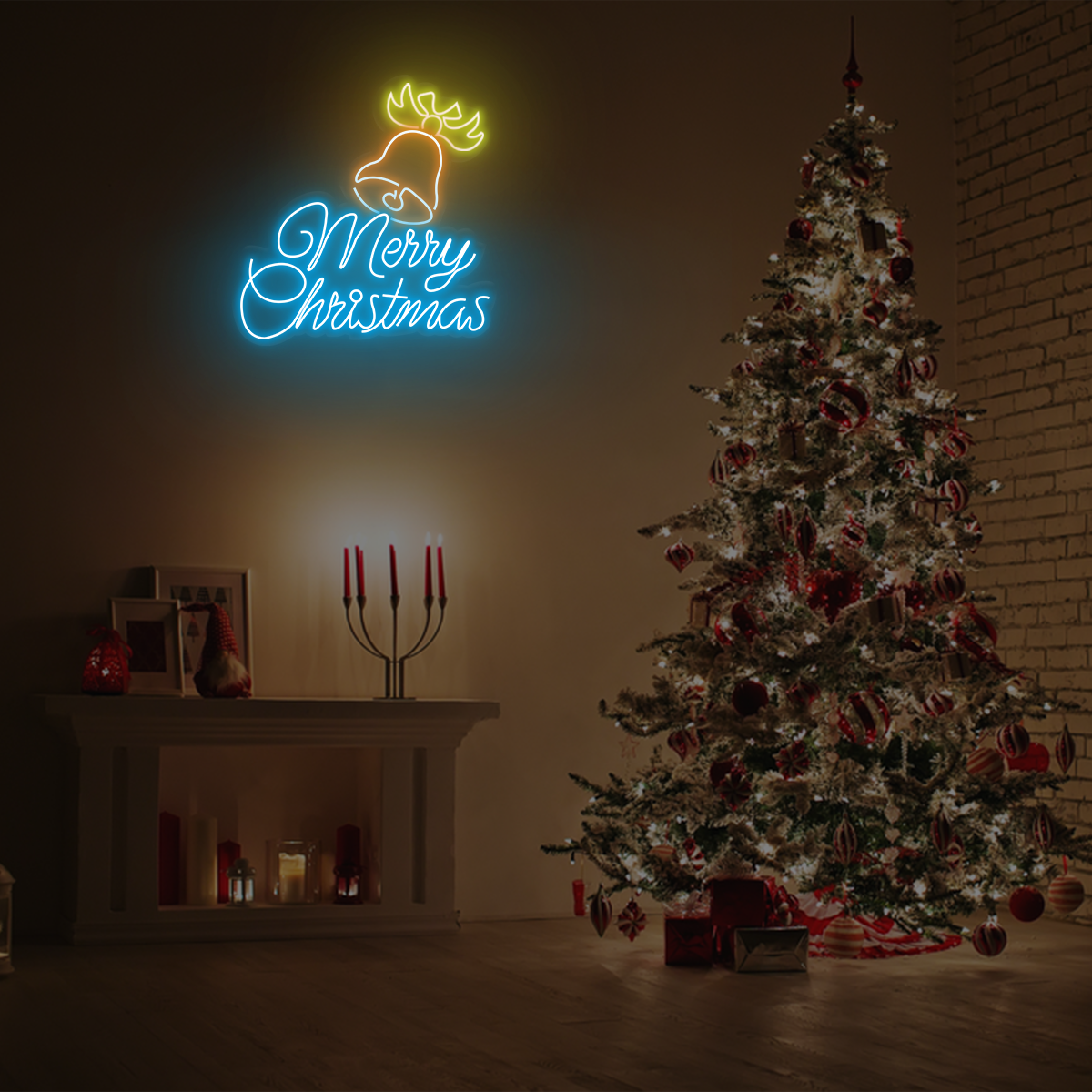 Buy Merry Christmas Bell Neon light - Neonzastudio