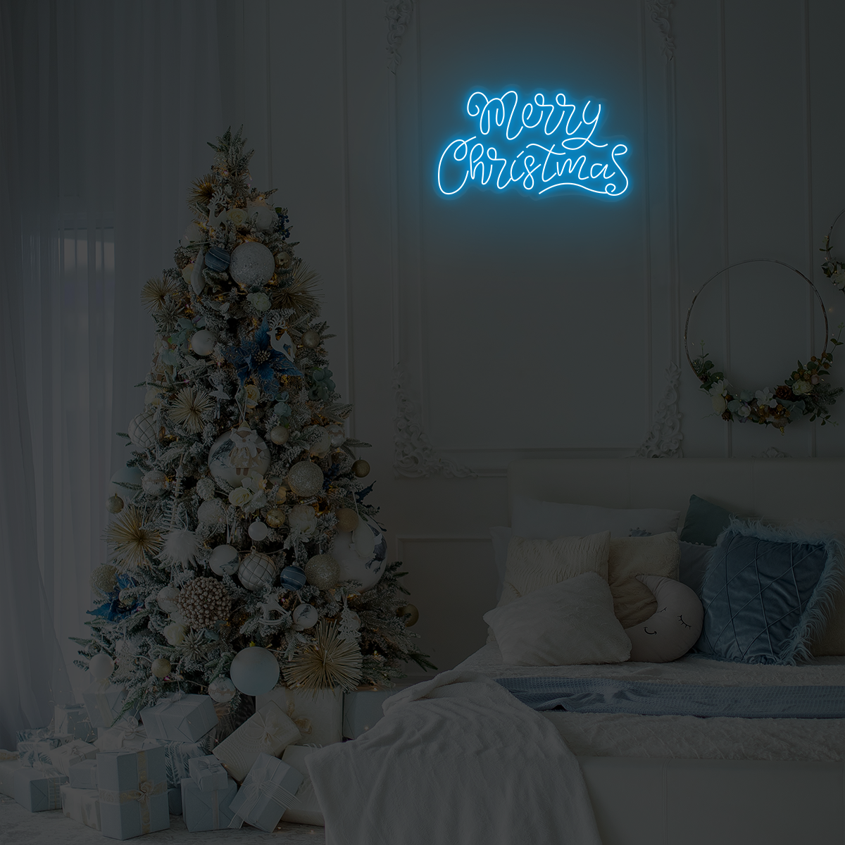 Merry Christmas light sign - Neonzastudio