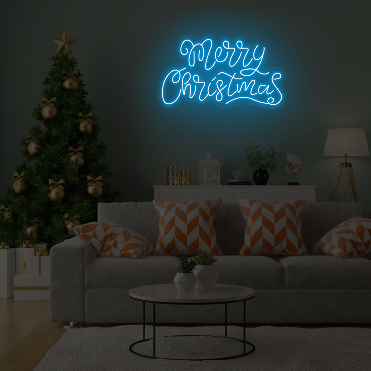 Merry Christmas light sign - Neonzastudio