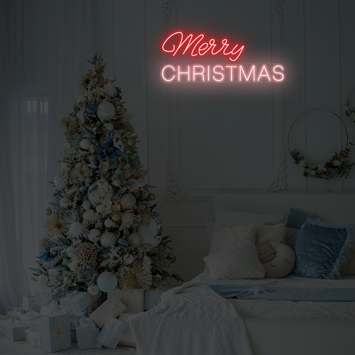 Merry christmas led neon sign - Neonzastudio