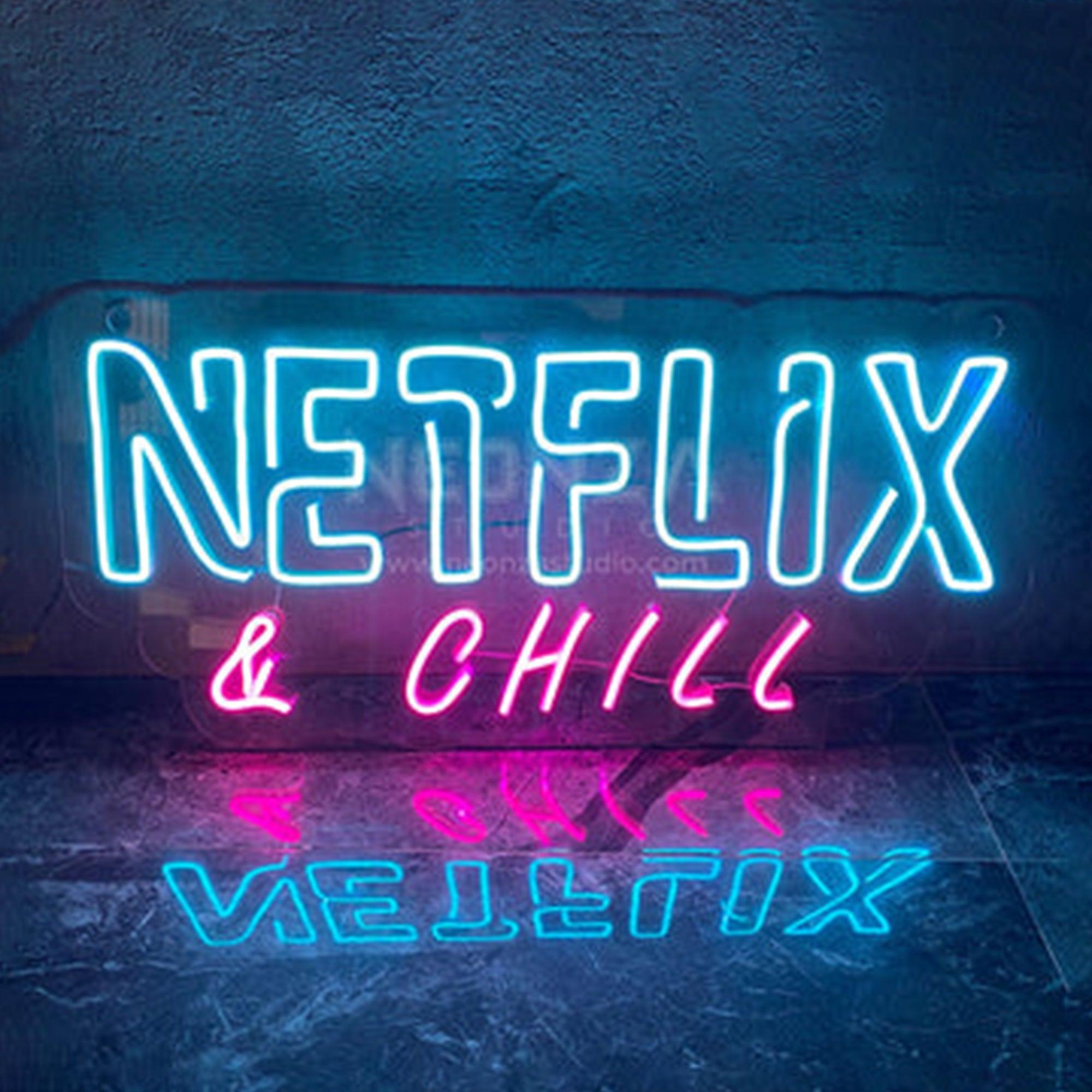 Laboratorium Tørke Forudsige Buy Netflix & Chill Neon Sign Online India – Neonzastudio