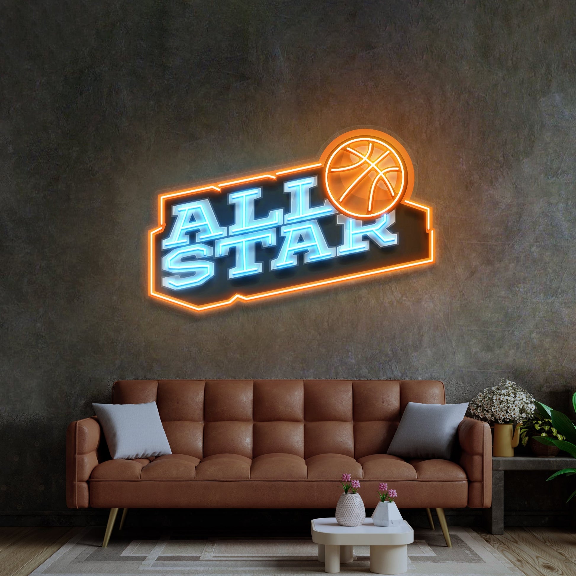 All Star League LED Neon Sign Light Pop Art - Neonzastudio