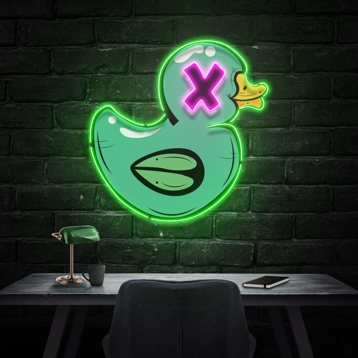 Bad Duck Led Neon Acrylic Artwork - Neonzastudio
