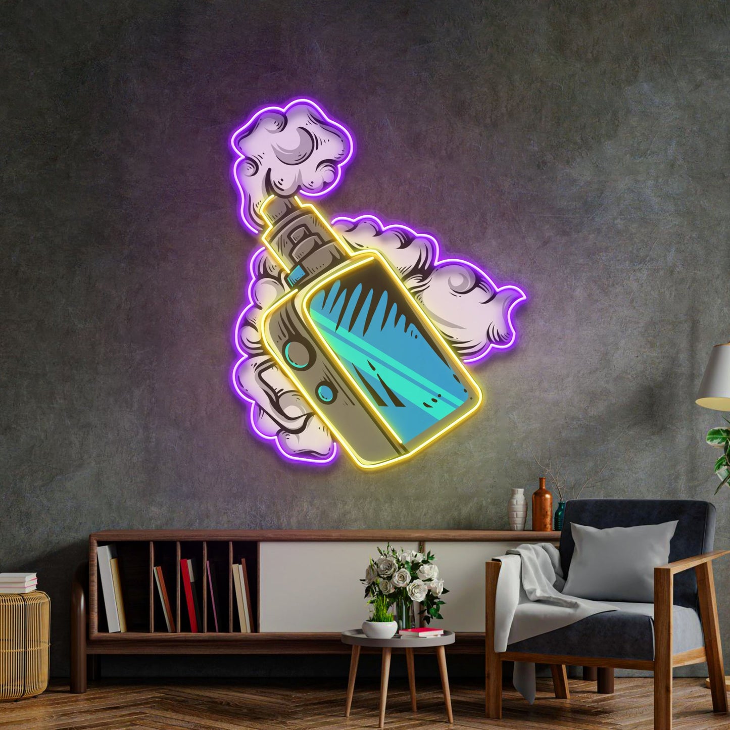Bottle Bong LED Neon Sign Light Pop Art - Neonzastudio