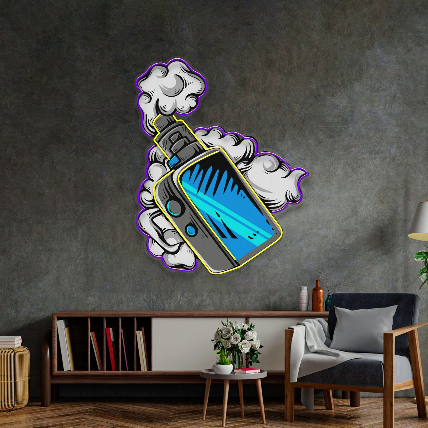 Bottle Bong LED Neon Sign Light Pop Art - Neonzastudio