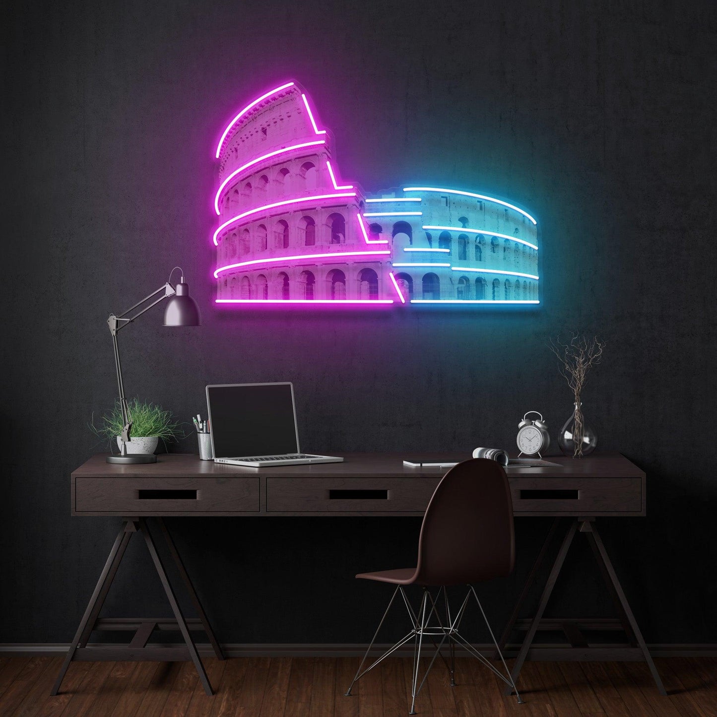Colosseum Led Neon Acrylic Artwork - Neonzastudio