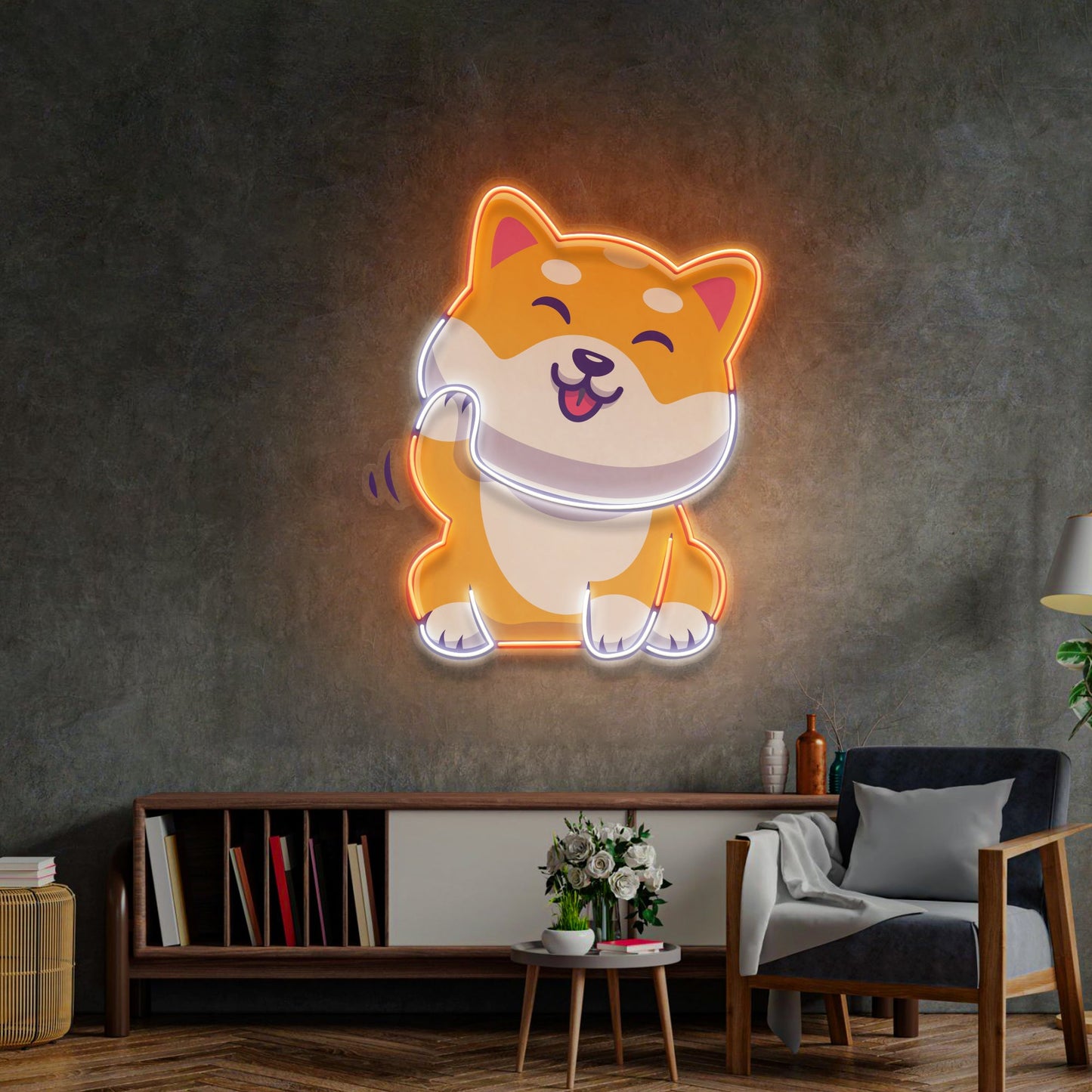 Cute Shiba LED Neon Sign Light Pop Art - Neonzastudio
