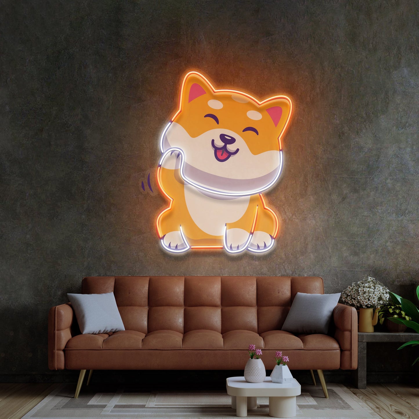 Cute Shiba LED Neon Sign Light Pop Art - Neonzastudio