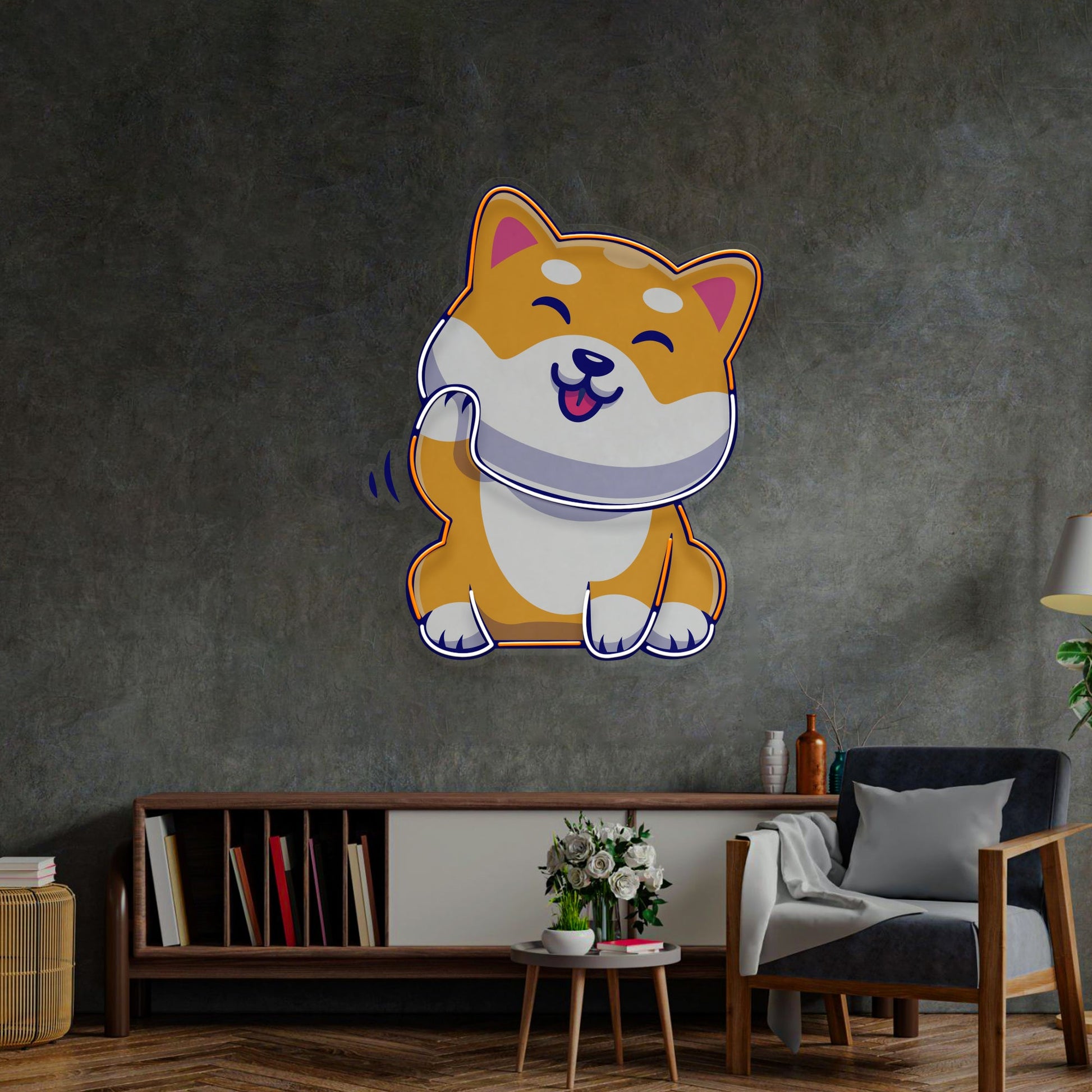 Cute Shiba LED Neon Sign Light Pop Art - Neonzastudio
