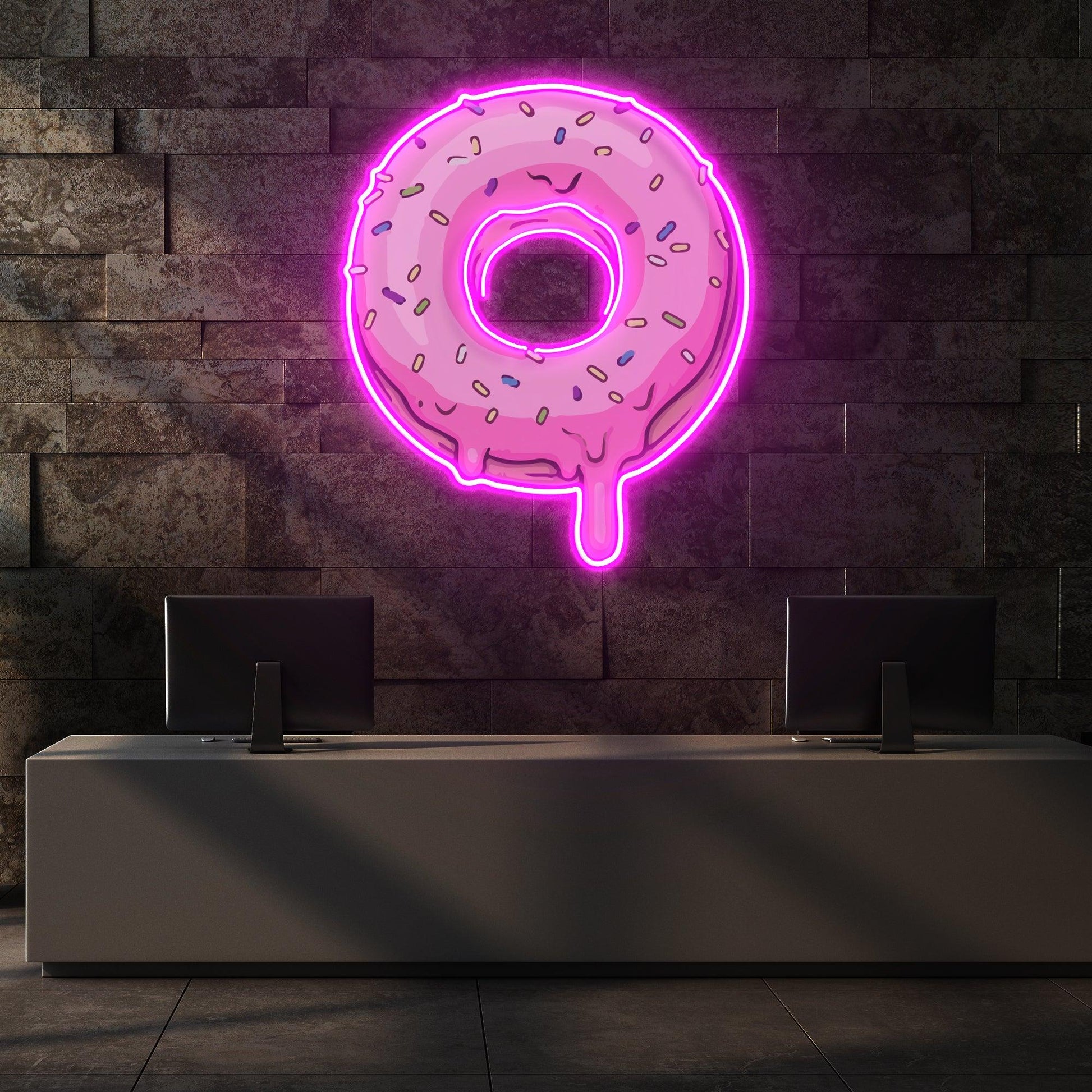 Donut Led Neon Acrylic Artwork - Neonzastudio