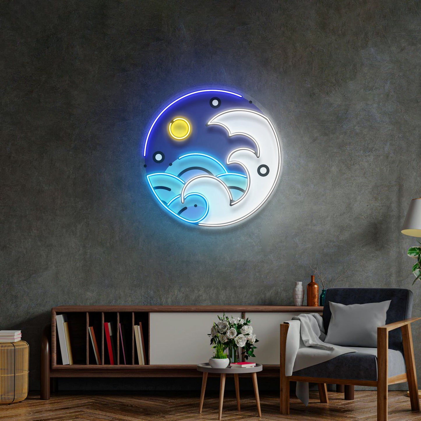 Fantastic Night Sky LED Neon Sign Light Pop Art - Neonzastudio