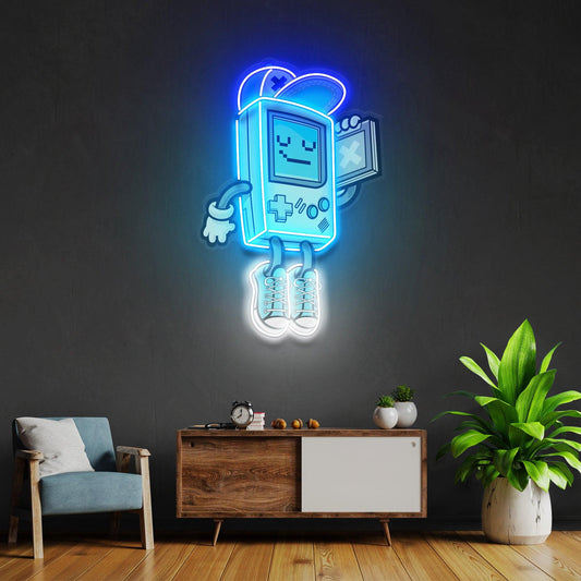 Gameboy Led Neon Acrylic Artwork - Neonzastudio