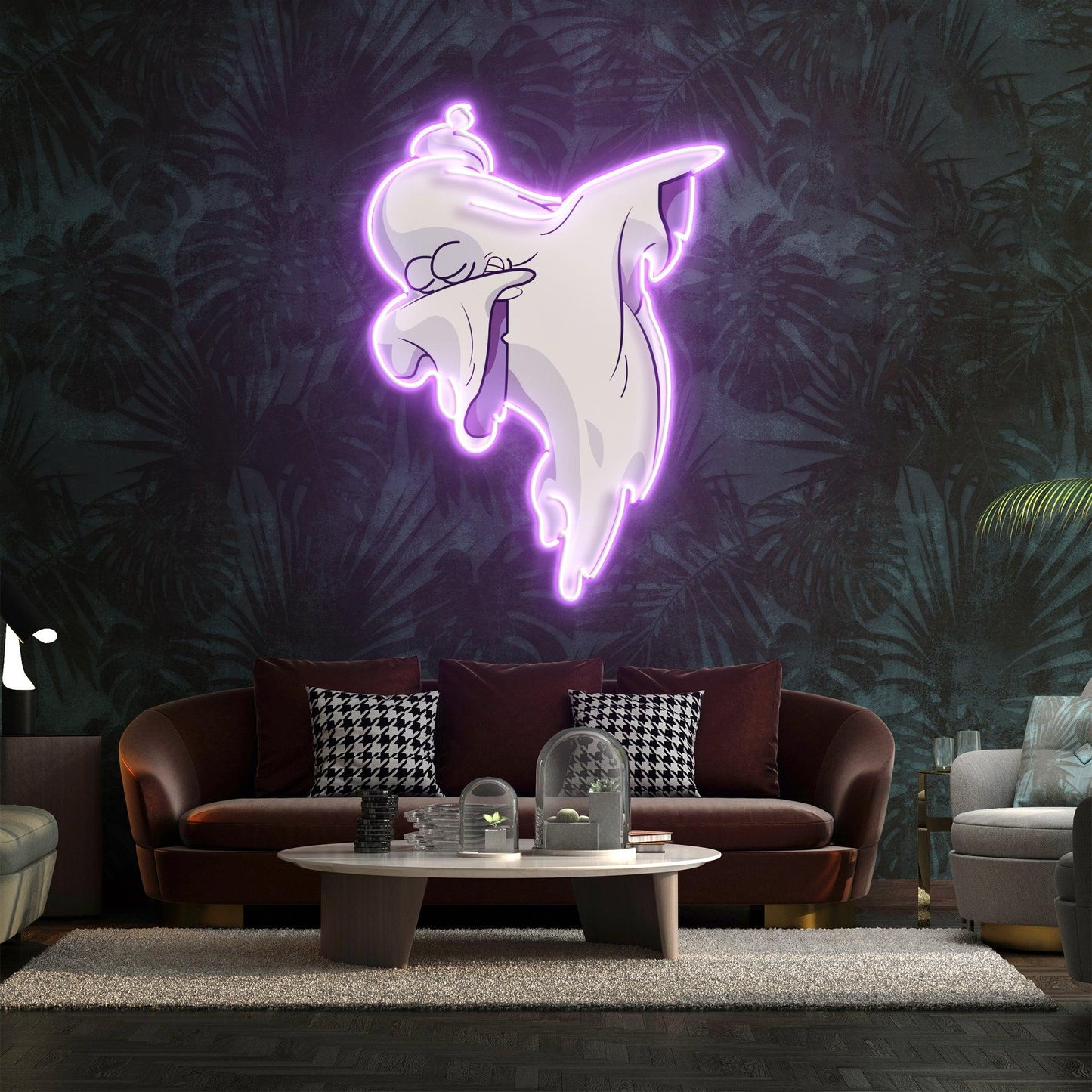 Ghost Dab Led Neon Acrylic Artwork - Neonzastudio