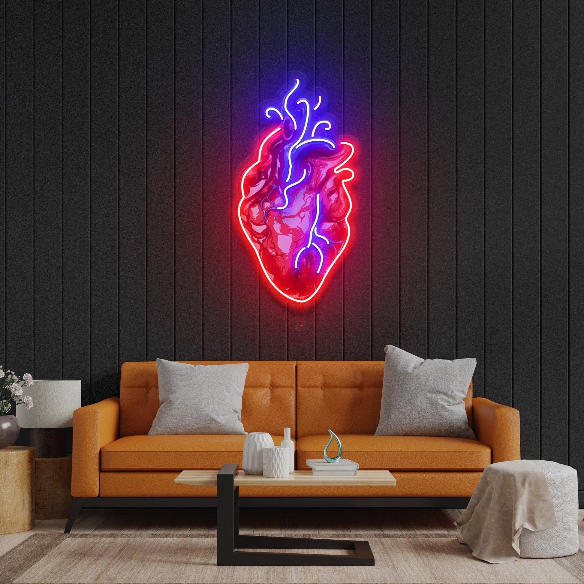 Heart Led Neon Acrylic Artwork - Neonzastudio