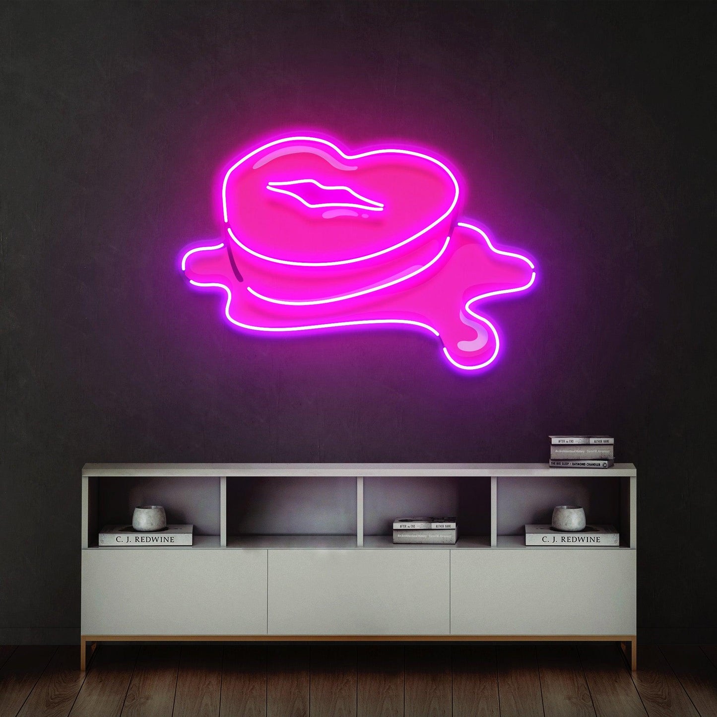 Lip Butter Led Neon Acrylic Artwork - Neonzastudio