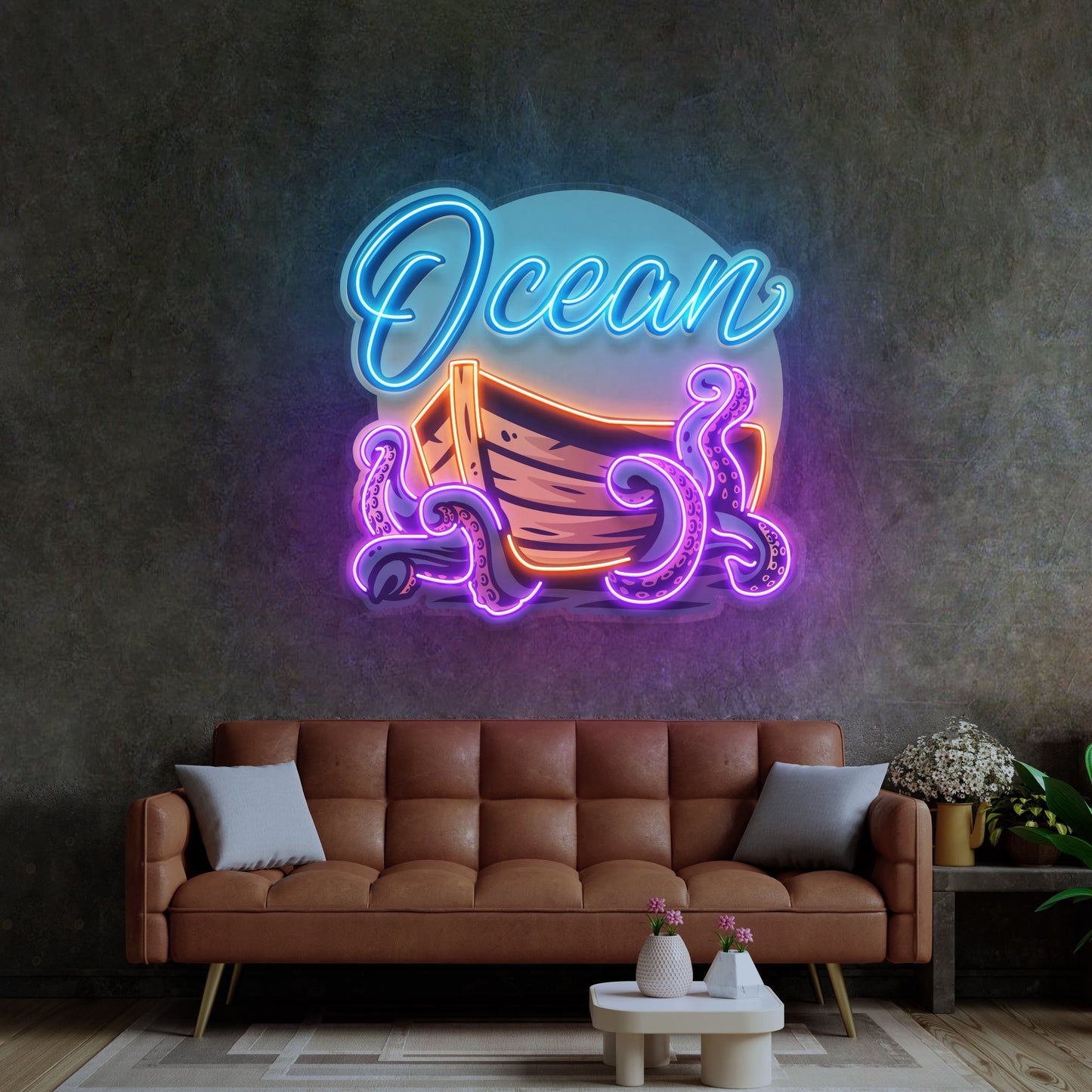 Ocean Labyrinth LED Neon Sign Light Pop Art - Neonzastudio
