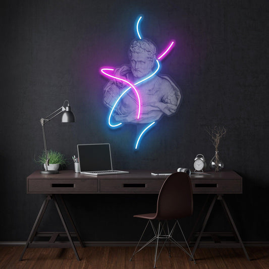 Philosophy Led Neon Acrylic Artwork - Neonzastudio
