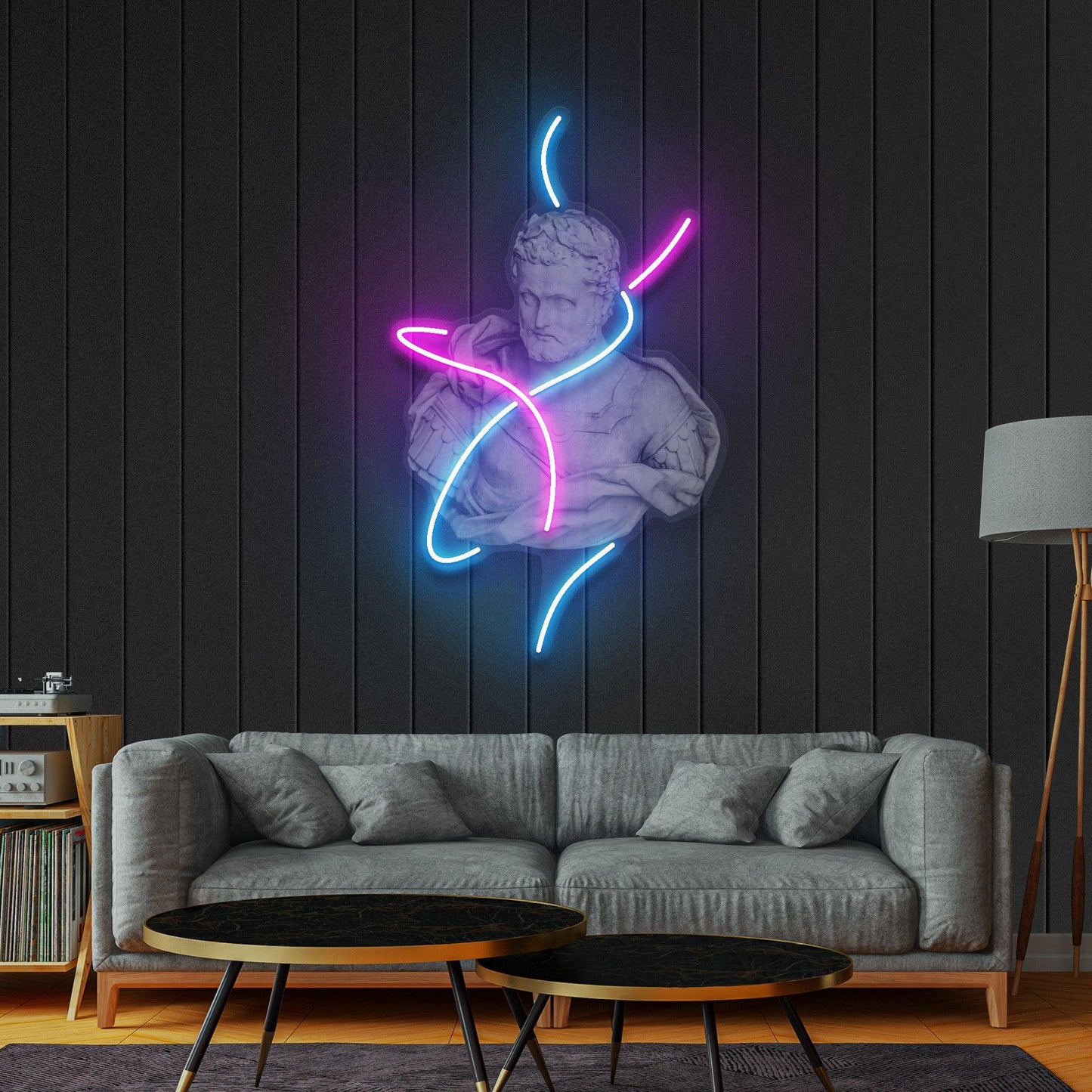 Philosophy Led Neon Acrylic Artwork - Neonzastudio