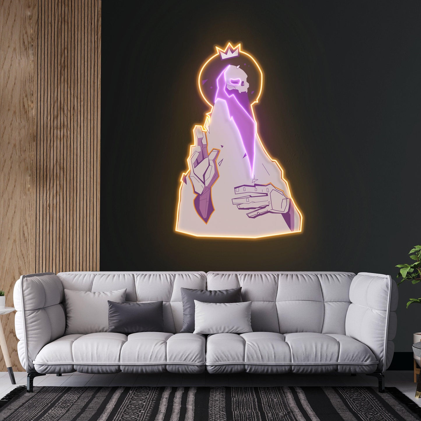 Pray Led Neon Acrylic Artwork - Neonzastudio
