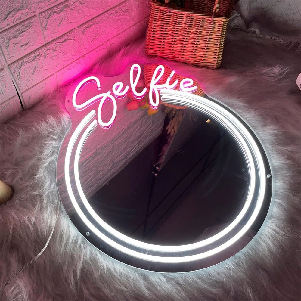 Selfie Mirror Neon Sign - Neonzastudio