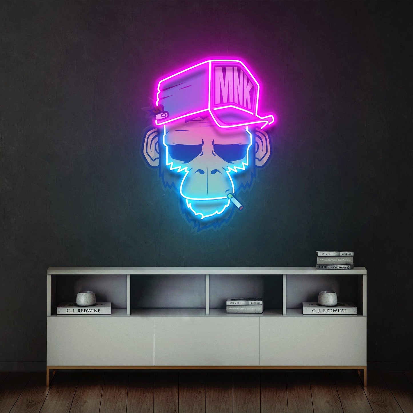 Spoiled Monkey Led Neon Acrylic Artwork - Neonzastudio