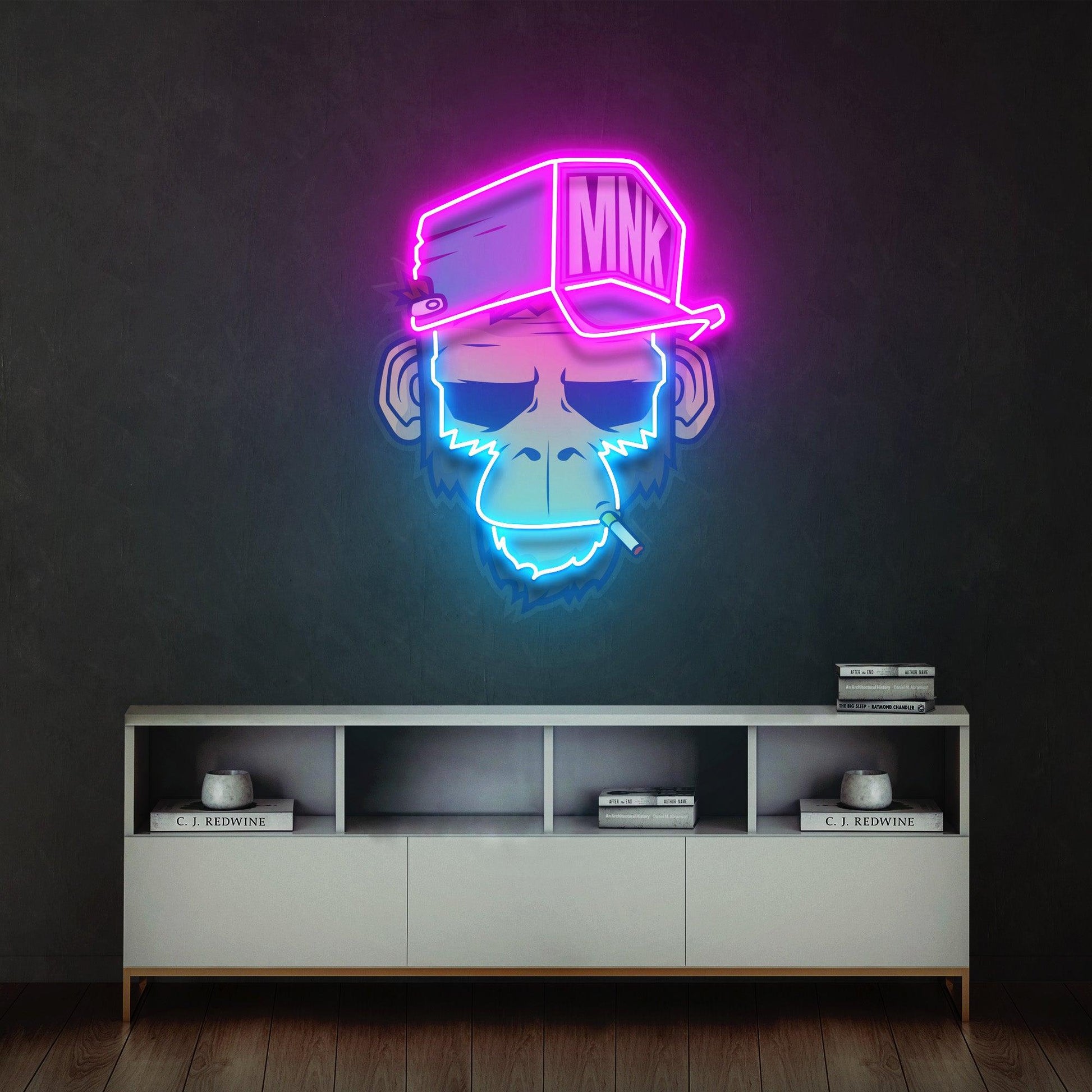 Spoiled Monkey Led Neon Acrylic Artwork - Neonzastudio