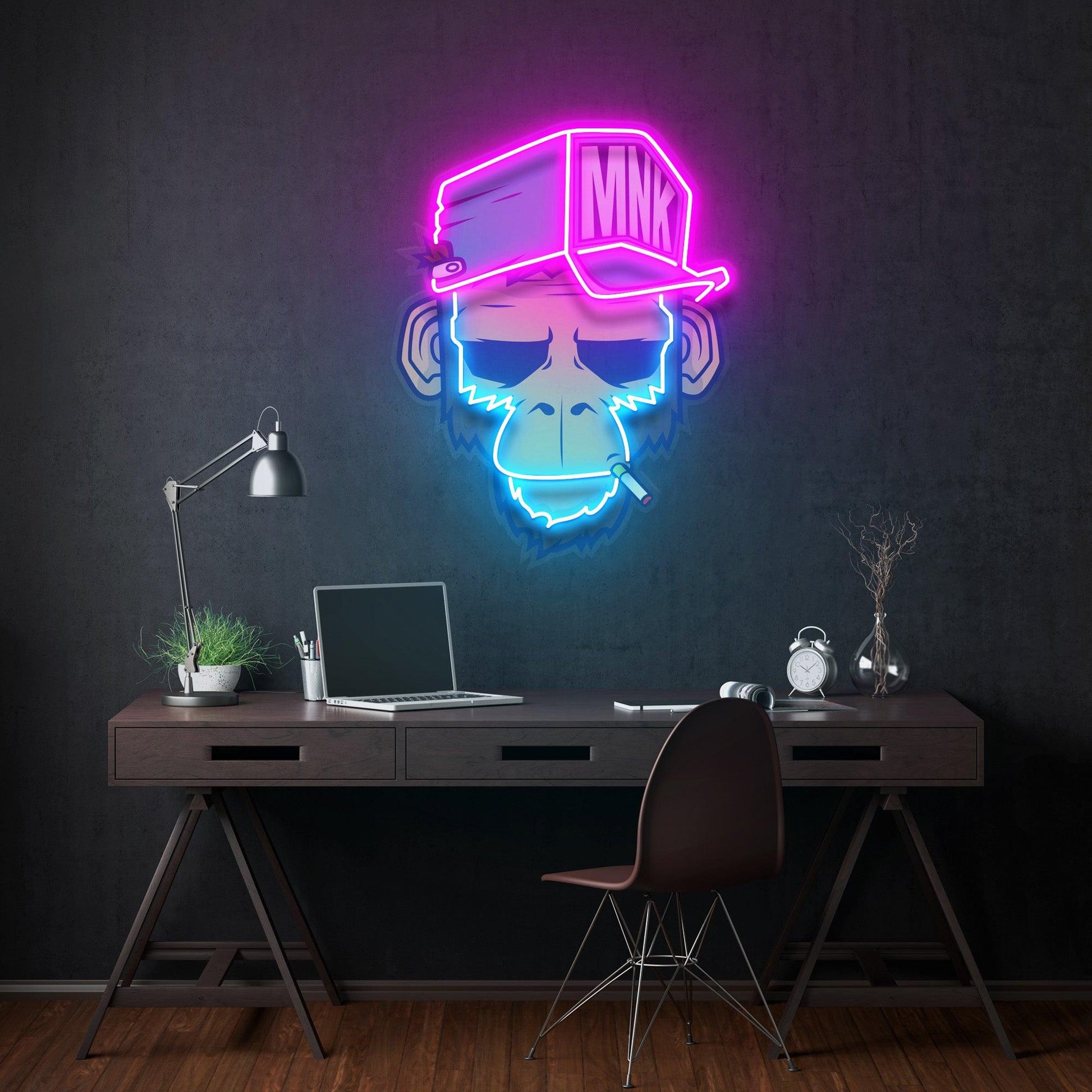 Spoiled Monkey Led Neon Acrylic Artwork - Neonzastudio