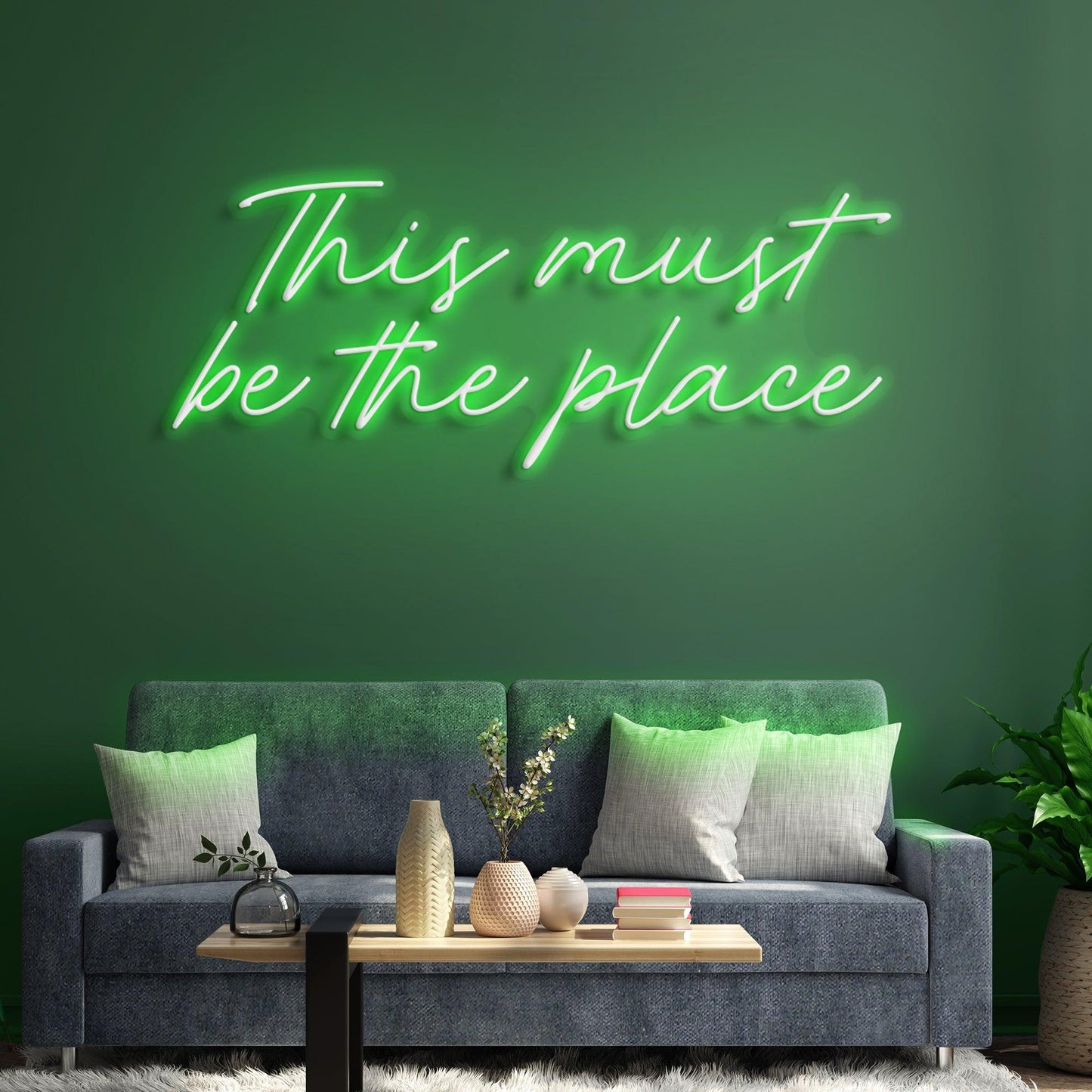 This Must Be The Place Neon Sign