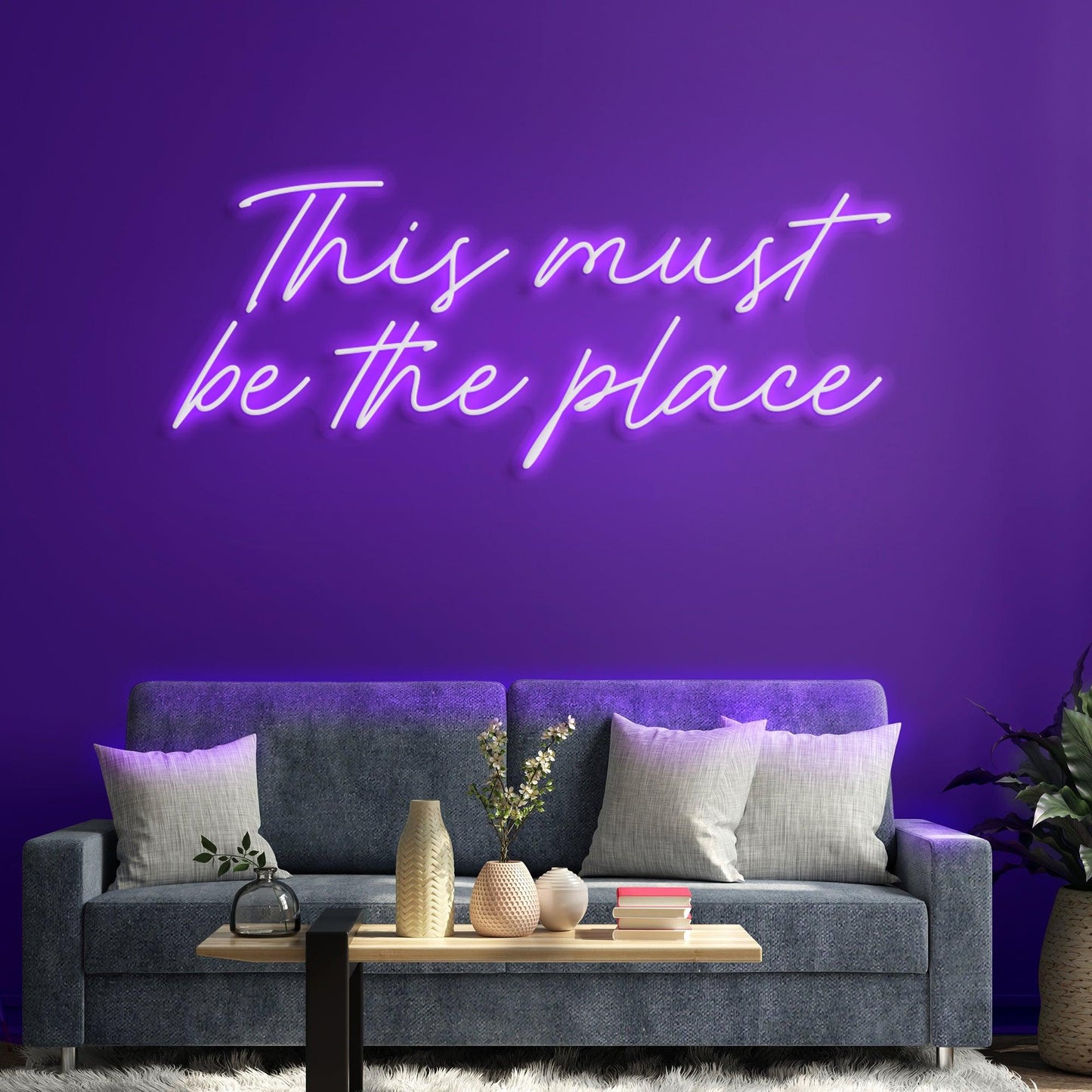 This Must Be The Place Neon Sign
