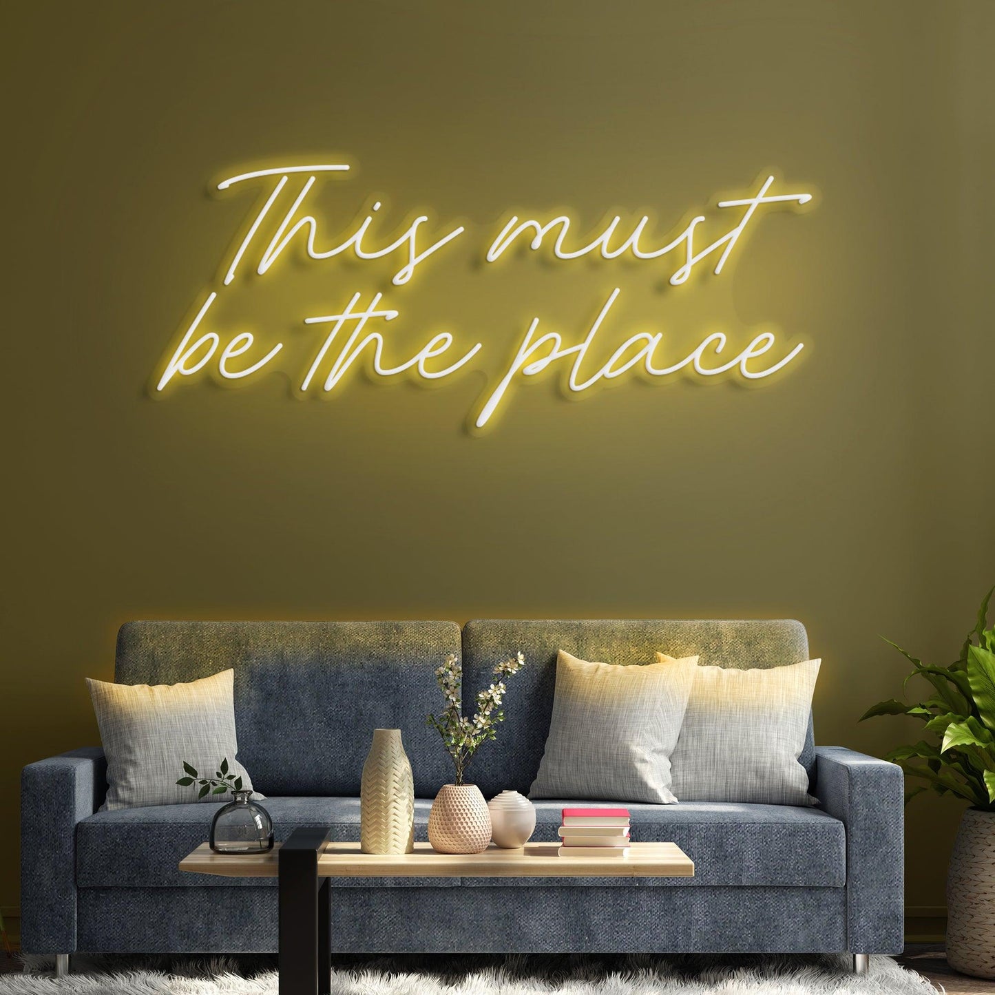 This Must Be The Place Neon Sign