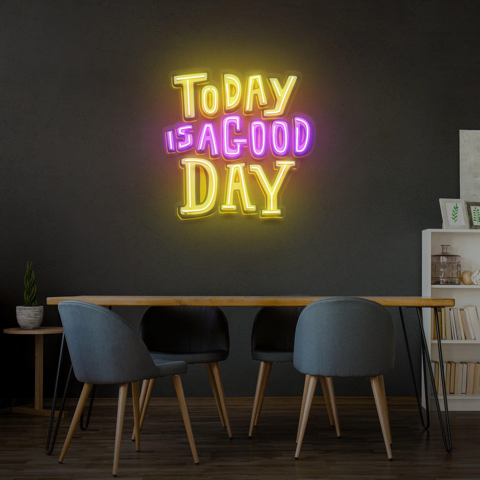 Today Is A Good Day Led Neon Acrylic Artwork - Neonzastudio