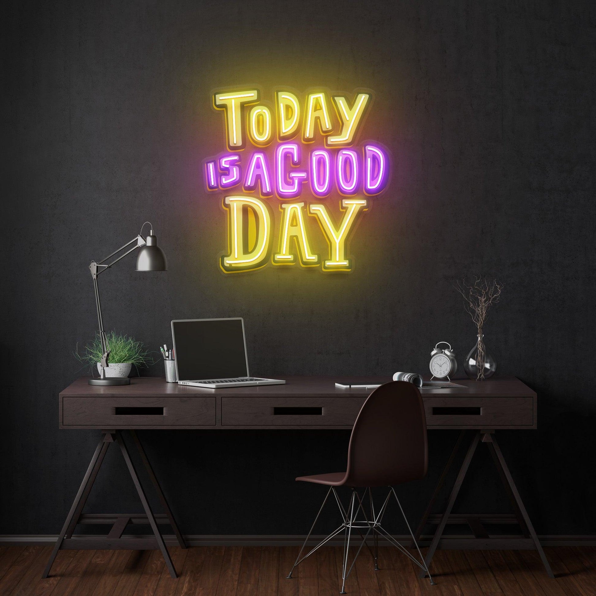 Today Is A Good Day Led Neon Acrylic Artwork - Neonzastudio