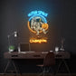 Astronaut Champion For Space Artwork Led Neon Sign Light