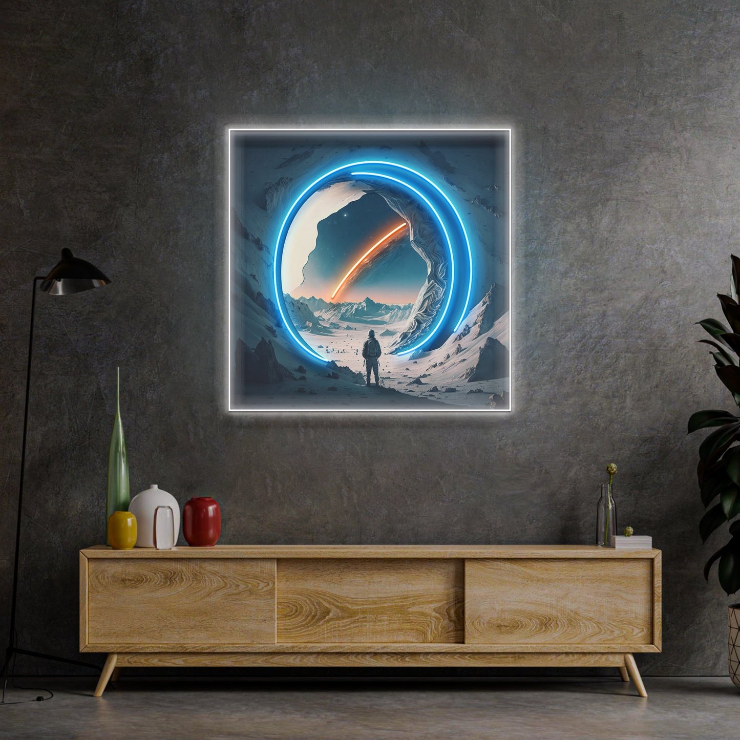 Astronaut Experiencing The Space LED Neon Sign Light Pop Art - Neonzastudio