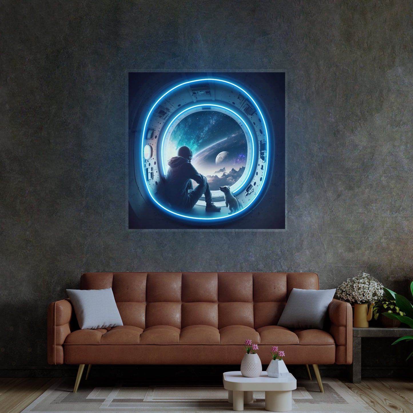 Astronaut In The Spacecraft LED Neon Sign Light Pop Art - Neonzastudio