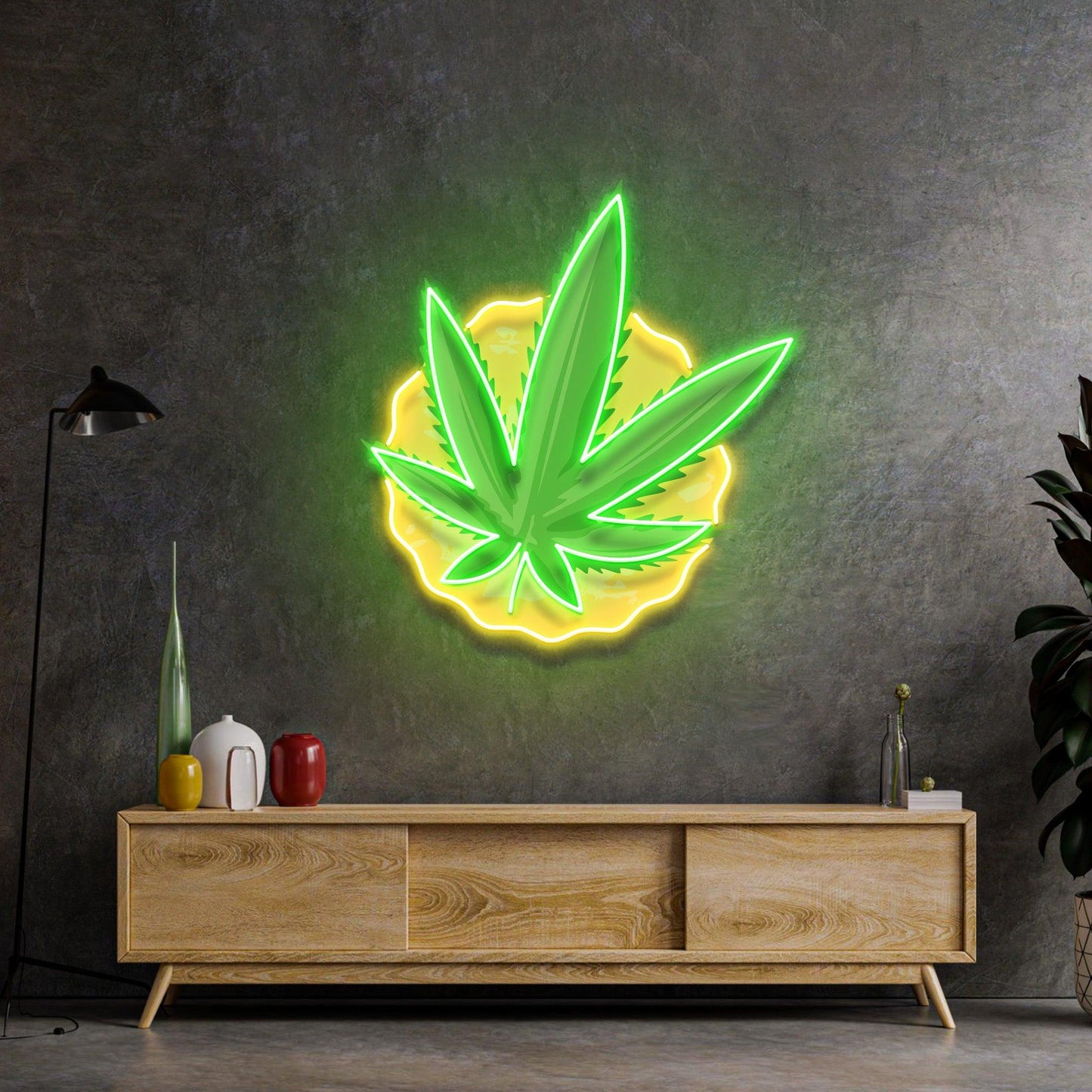 Cool Pothead Led Neon Acrylic Artwork - Neonzastudio