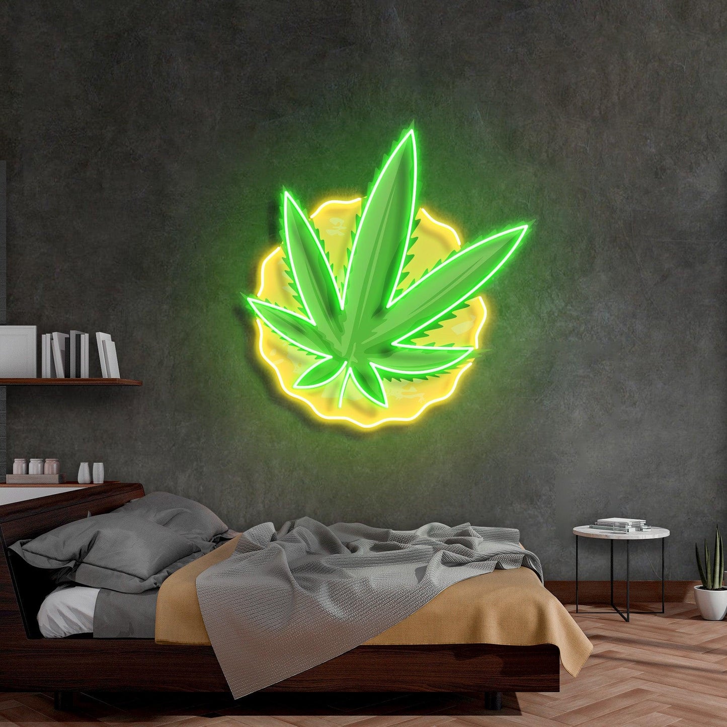 Cool Pothead Led Neon Acrylic Artwork - Neonzastudio