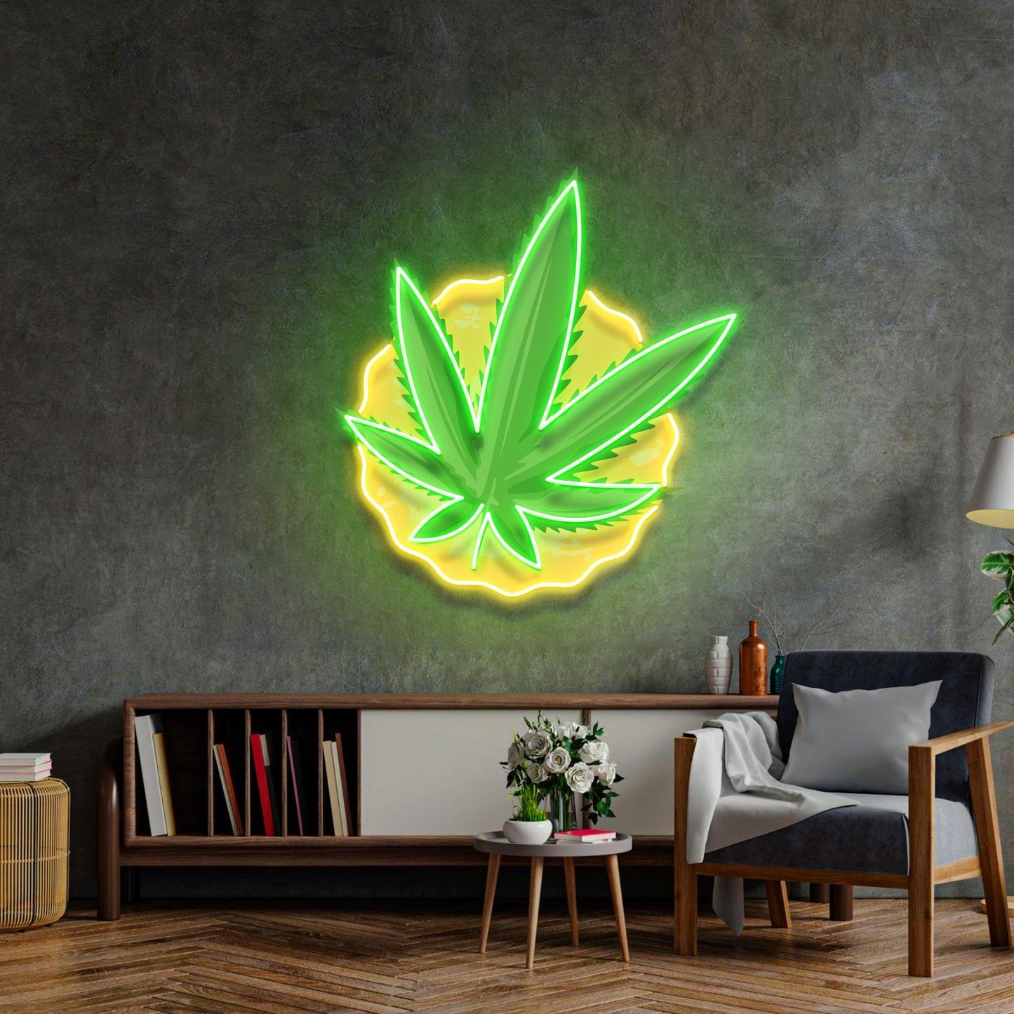 Cool Pothead Led Neon Acrylic Artwork - Neonzastudio