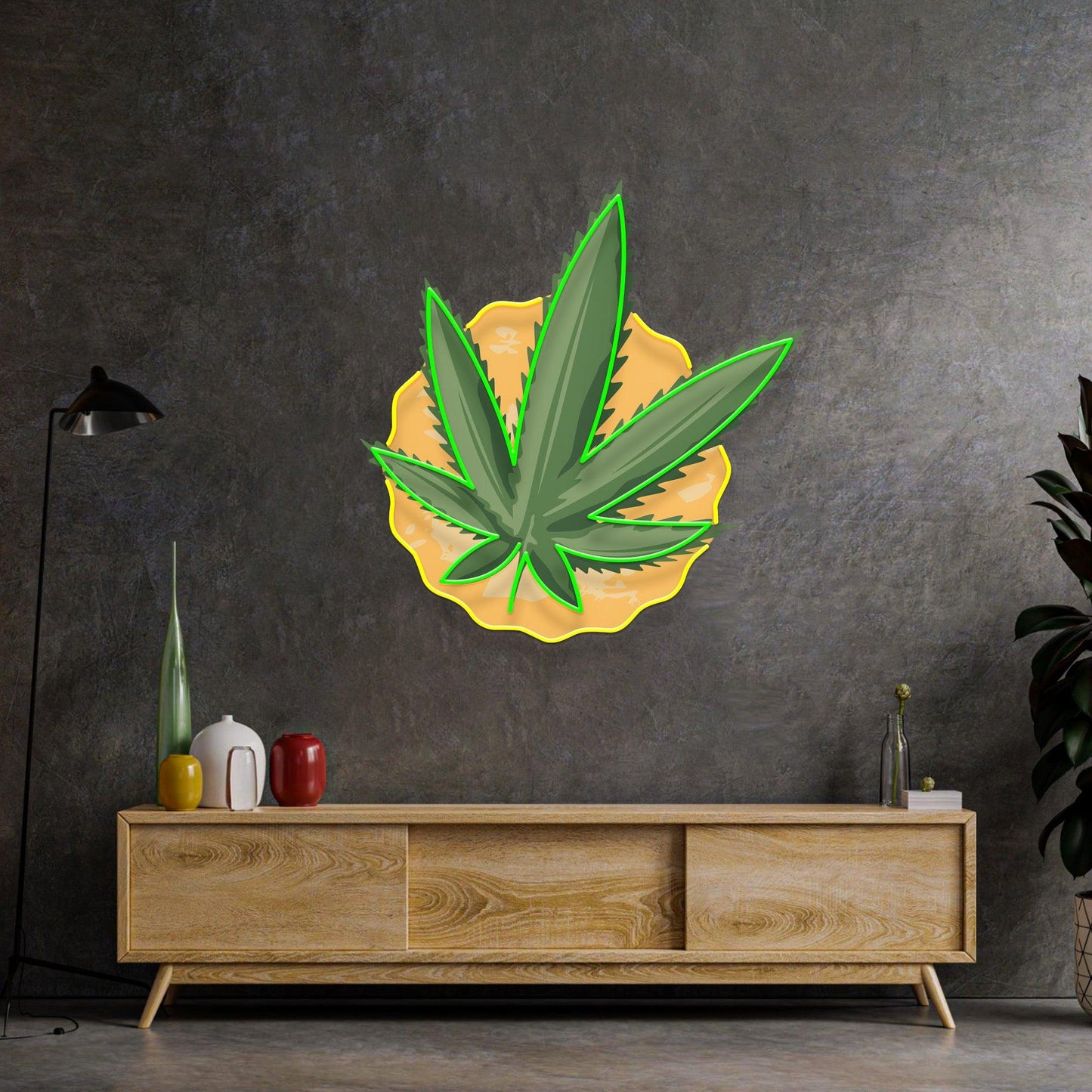 Cool Pothead Led Neon Acrylic Artwork - Neonzastudio