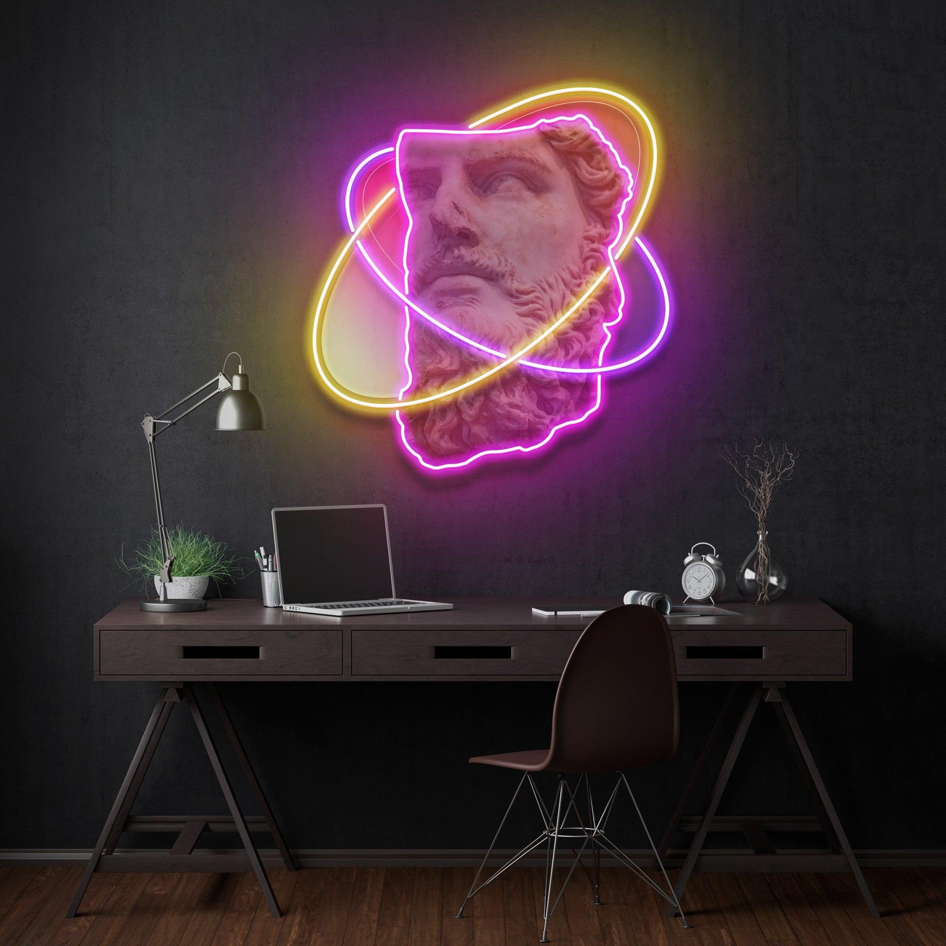Colorful Sculpture Neon Acrylic Artwork - Neonzastudio
